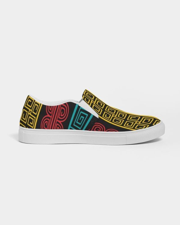 Adult Slip-On Canvas Shoes, Low Top Colorful Shoes - WB658-809 1