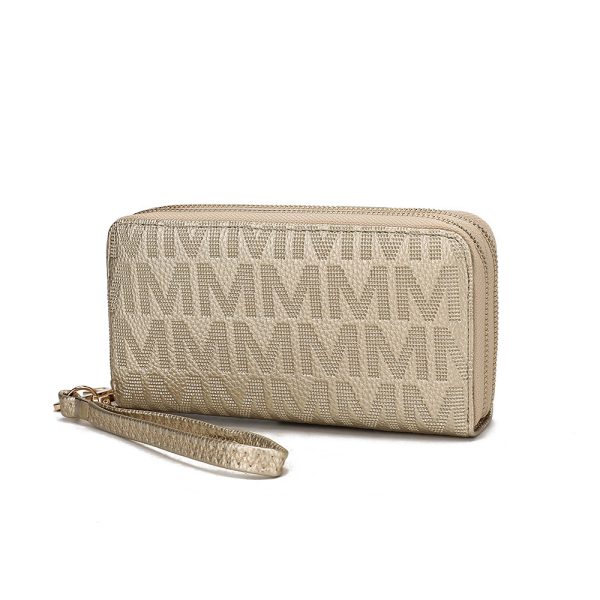 Lisbette Embossed M Signature Wallet