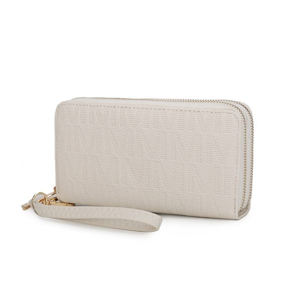 Lisbette Embossed M Signature Wallet