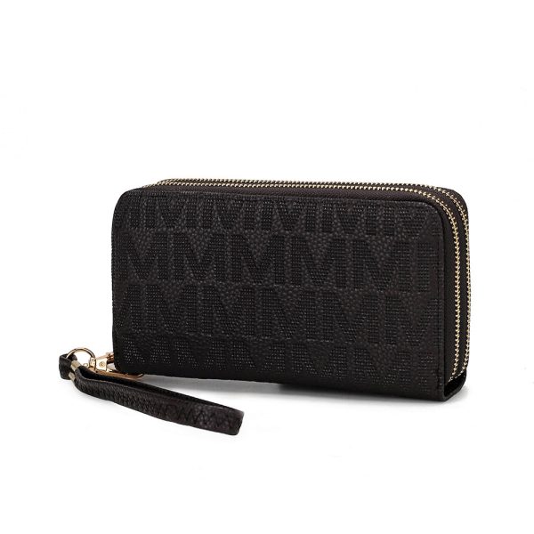 Lisbette Embossed M Signature Wallet