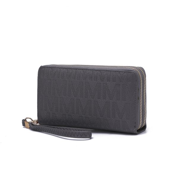 Lisbette Embossed M Signature Wallet