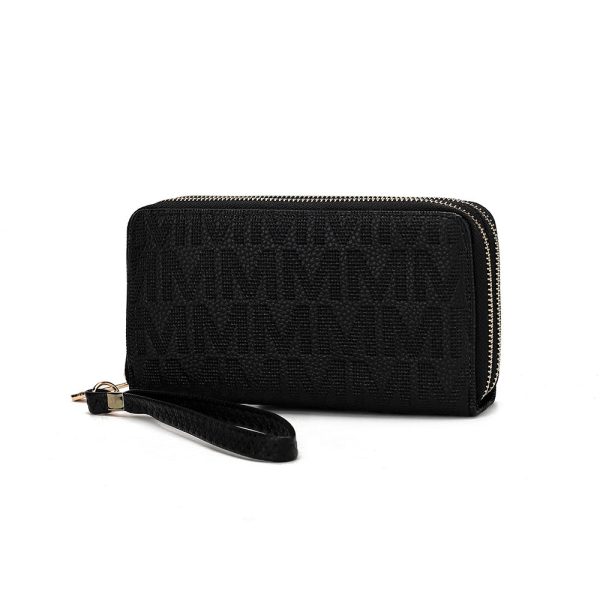 Lisbette Embossed M Signature Wallet