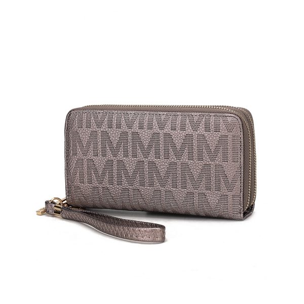 Lisbette Embossed M Signature Wallet