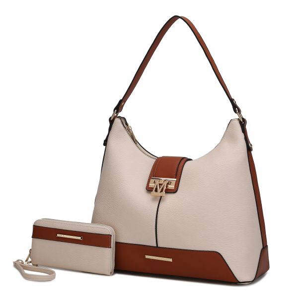 Graciela Color-Block Vegan Leather Women's Hobo Bag