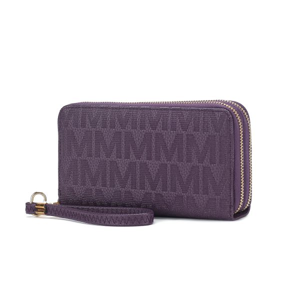 Lisbette Embossed M Signature Wallet