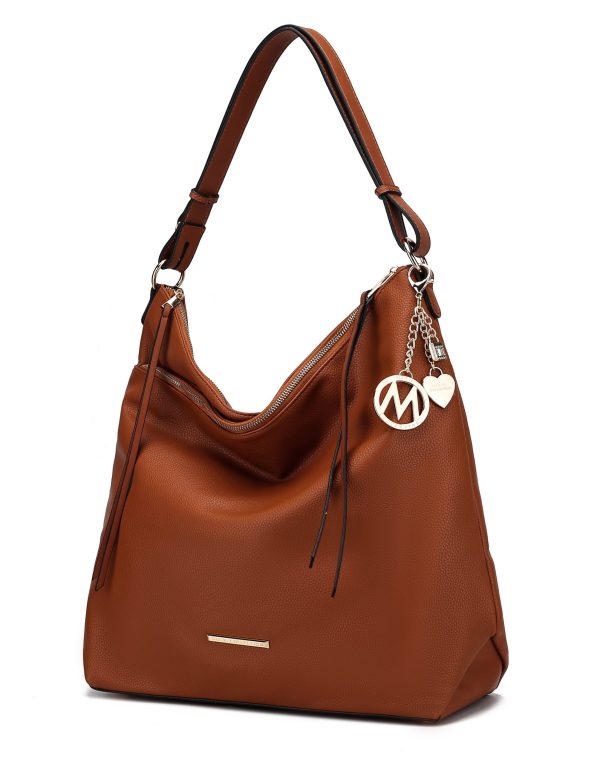 MKF Collection Elise Hobo Handbag Vegan Leather Women by Mia k