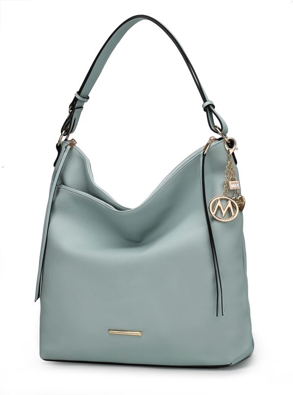 MKF Collection Elise Hobo Handbag Vegan Leather Women by Mia k