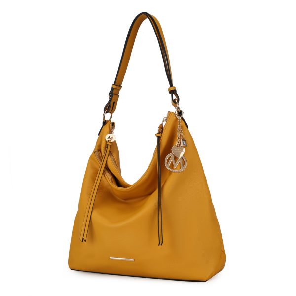 MKF Collection Elise Hobo Handbag Vegan Leather Women by Mia k