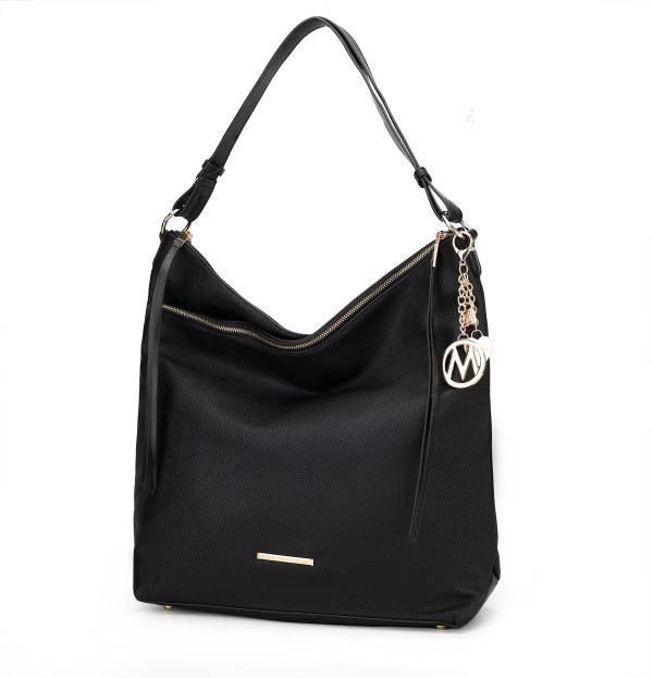 MKF Collection Elise Hobo Handbag Vegan Leather Women by Mia k