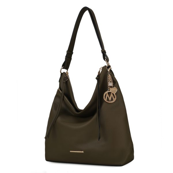 MKF Collection Elise Hobo Handbag Vegan Leather Women by Mia k