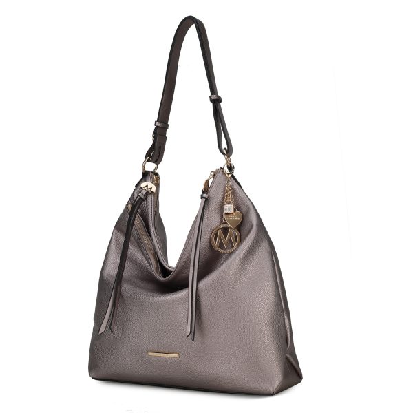 MKF Collection Elise Hobo Handbag Vegan Leather Women by Mia k