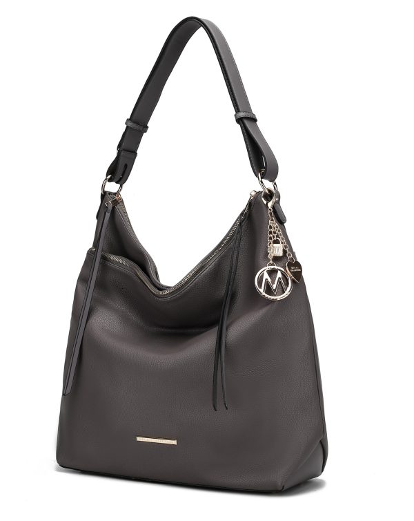 MKF Collection Elise Hobo Handbag Vegan Leather Women by Mia k