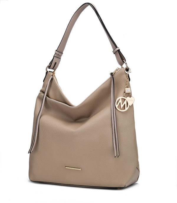 MKF Collection Elise Hobo Handbag Vegan Leather Women by Mia k