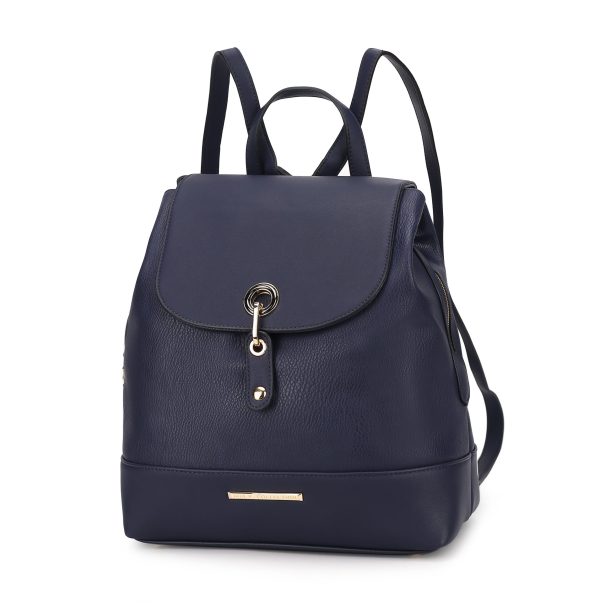 MKF Collection Laura Vegan Leather Backpack by Mia K