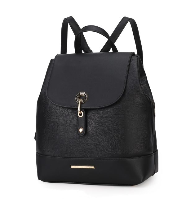 MKF Collection Laura Vegan Leather Backpack by Mia K