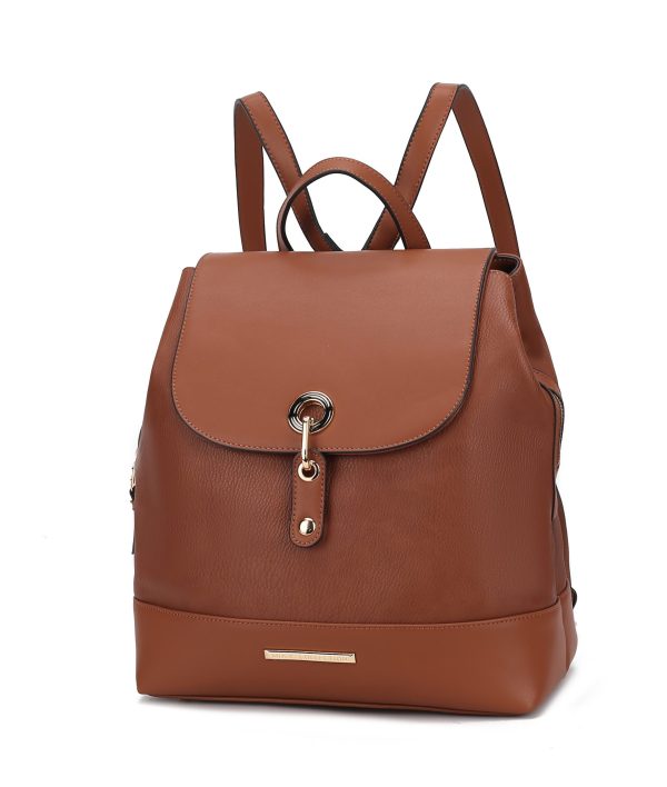 MKF Collection Laura Vegan Leather Backpack by Mia K