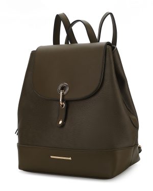 MKF Collection Laura Vegan Leather Backpack by Mia K