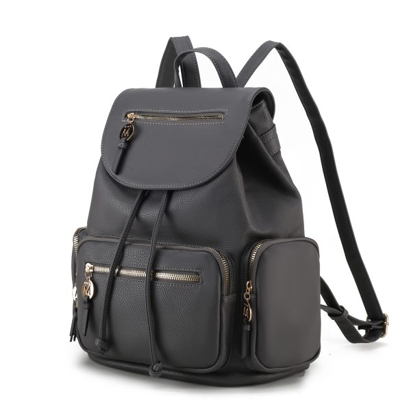 MKF Collection Ivanna Oversize Backpack Purse Vegan Leather Womens by Mia K