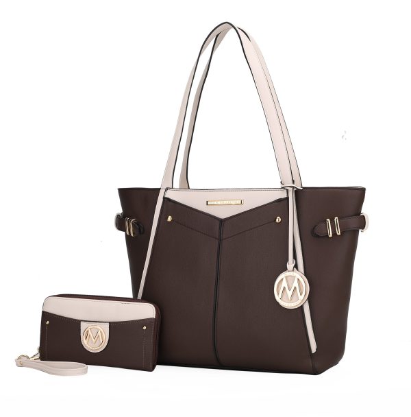 MKF Collection Morgan Tote Handbag Vegan Leather Women by Mia k