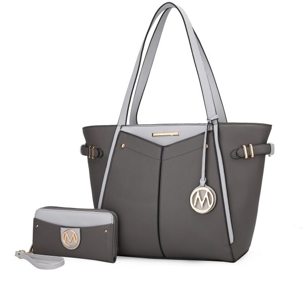 MKF Collection Morgan Tote Handbag Vegan Leather Women by Mia k