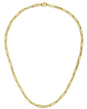 14K Yellow Gold Bold Paperclip Chain (4.2 mm)