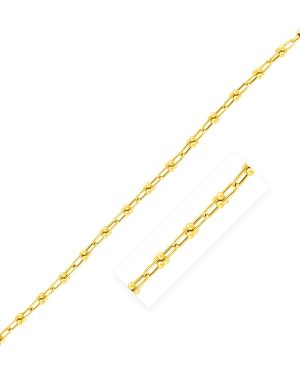 14k Yellow Gold 7 1/2 inch Jax Chain Bracelet