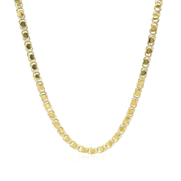 2.9mm 14k Yellow Gold Heart Chain - Image 2