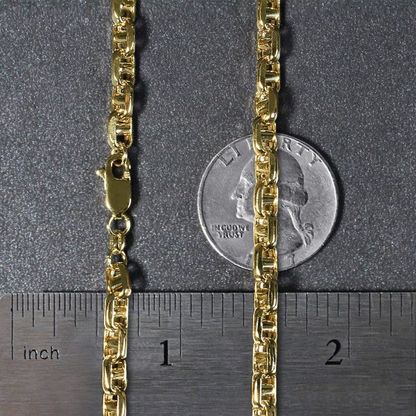 5.0mm 14k Yellow Gold Anchor Chain - Image 5