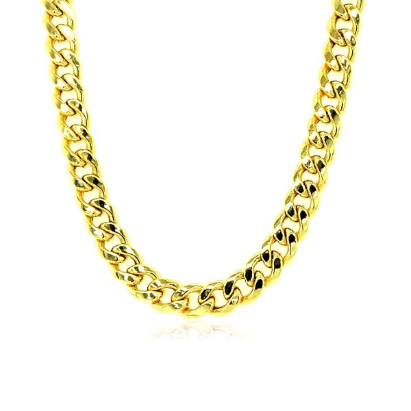 5.3mm 10k Yellow Gold Light Miami Cuban Chain - Image 2