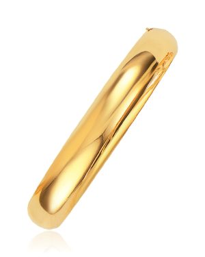 Classic Bangle in 14k Yellow Gold (10.0mm)