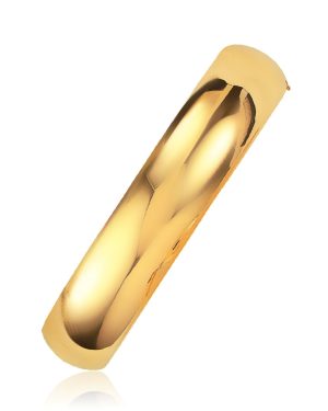 Classic Bangle in 14k Yellow Gold (13.5mm)