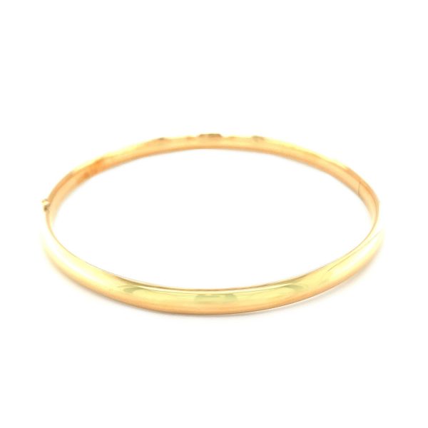 Classic Bangle in 14k Yellow Gold (5.0mm) - Image 2