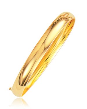 Classic Bangle in 14k Yellow Gold (8.0mm)