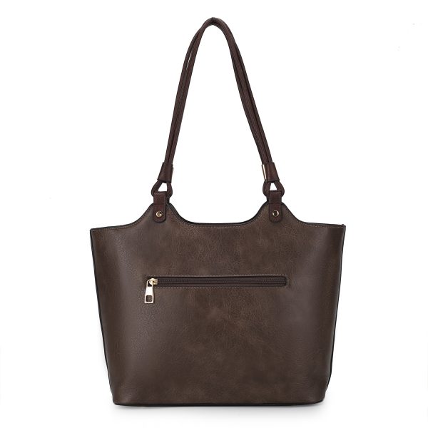 MKF Collection Reyna Tote Handbag with Pouch Vegan Leather Women by Mia k - Image 5