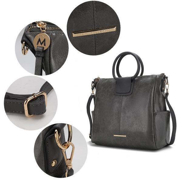 MKF Collection Zori Tote Handbag with Pouch and Wallet Vegan Leather Women by Mia k - Image 6