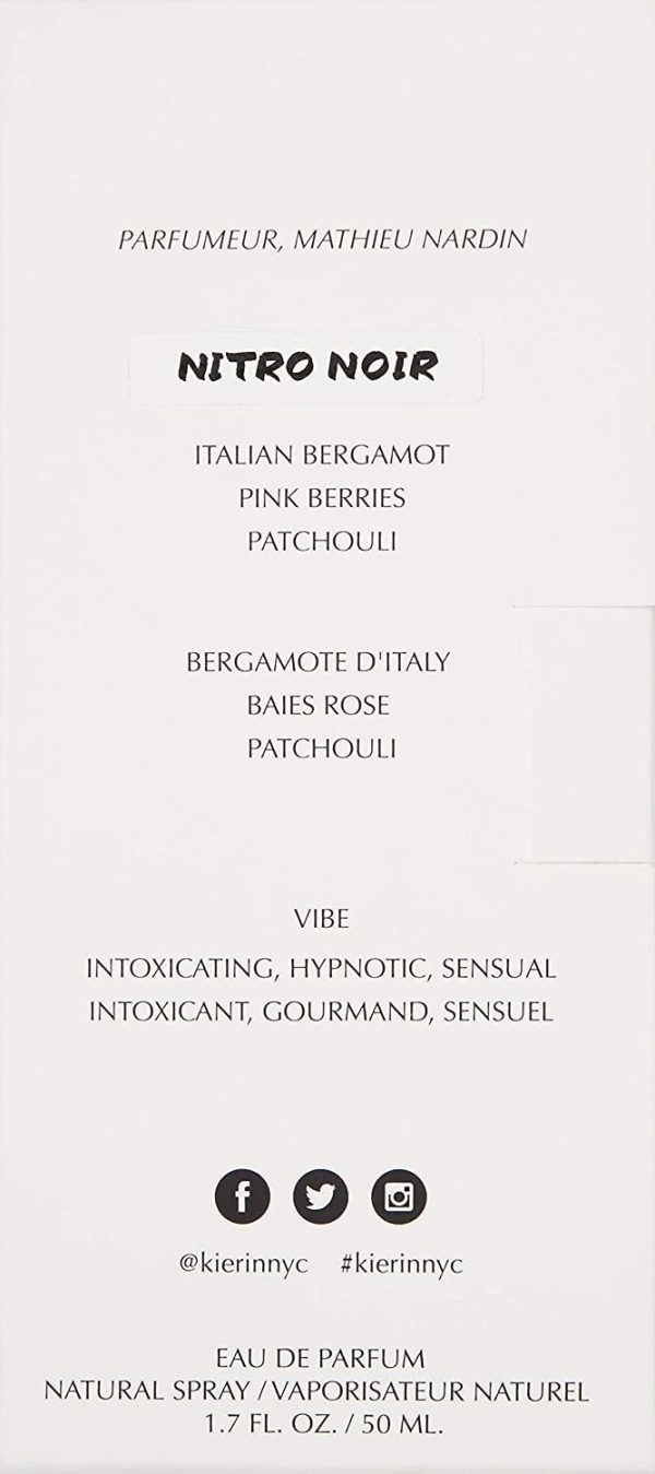 Nitro Noir Eau de Parfum Spray For Men and Women - Italian Bergamot - Pink Berry - Orris - PatchoulI - Perfume - New York City - Unisex - Cruelty-Free - Vegan - 1.7 fl.oz / 50ml - Image 8