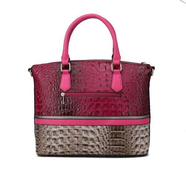 MKF Collection Autumn Crocodile Skin Tote Handbag with Wallet by Mia k - Image 34