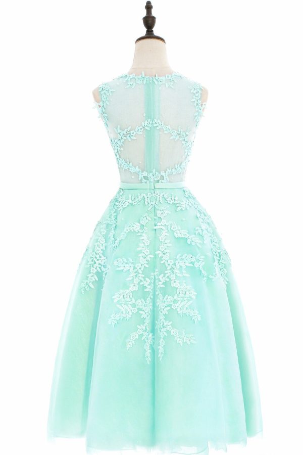 Sleeveless Lace Prom Dresses 14