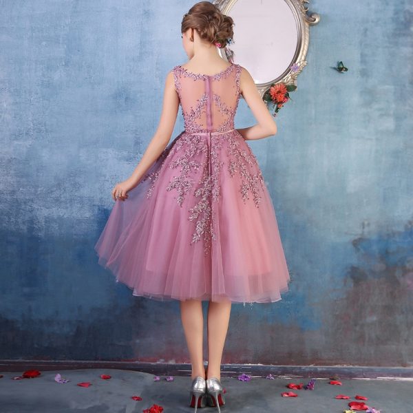 Sleeveless Lace Prom Dresses 3