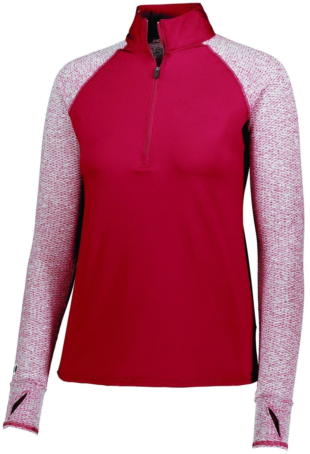 Ladies Athletic Shirt, Long Sleeve Axis 1/2 Zip Pullover 39