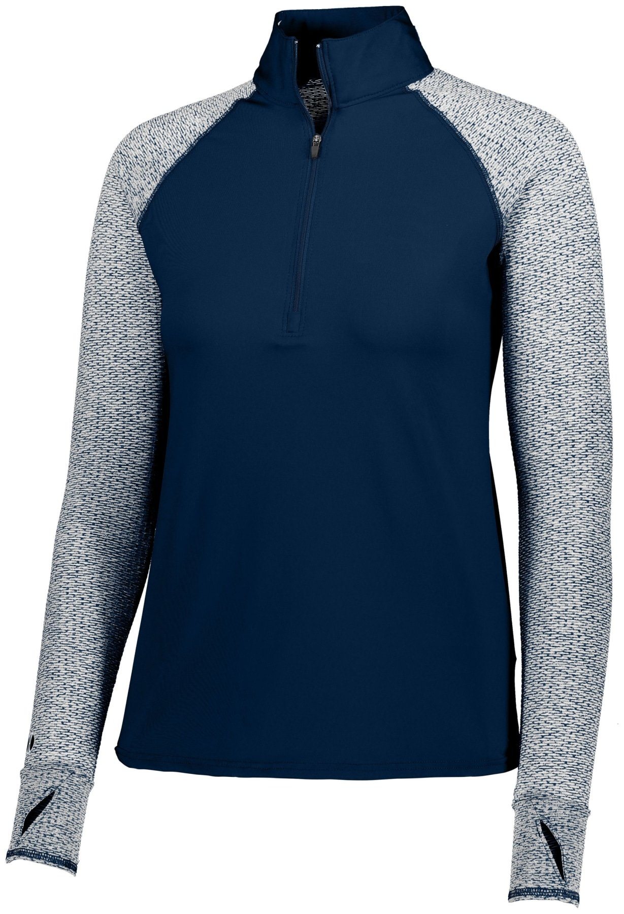 Ladies Athletic Shirt, Long Sleeve Axis 1/2 Zip Pullover 42
