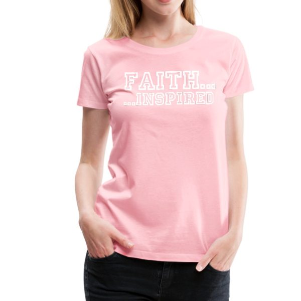 Faith Inspired Graphic Text Style Woman's Classic T-Shirt 1