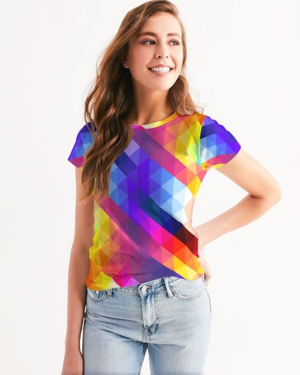 Colorful Grid Style Womens Shirt 1
