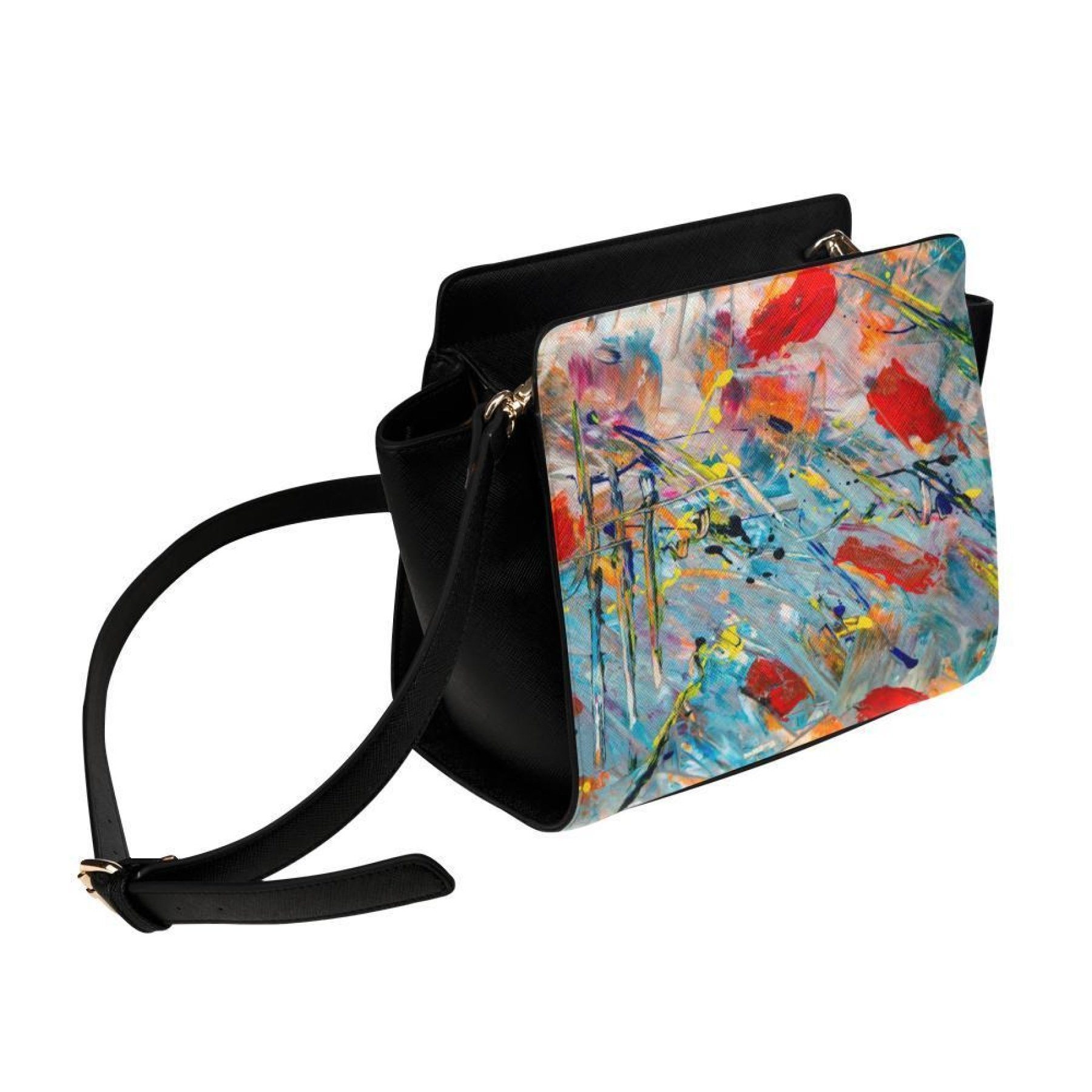 Handmade Designer Crossbody Bag, Multicolor Shoulder Tote Satchel Bag 34