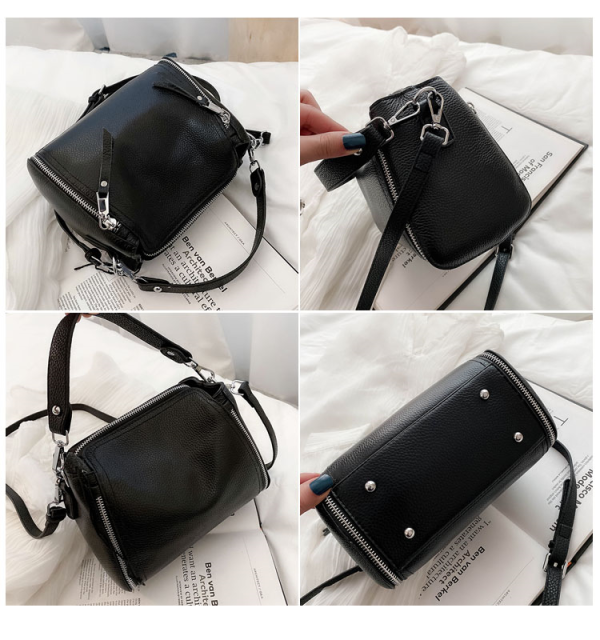 100% Genuine Leather Women Handbags Cowhide Shoulder Bag Fashion Luxury Ladies Messenger Bags High Quality Female Tote bag 6