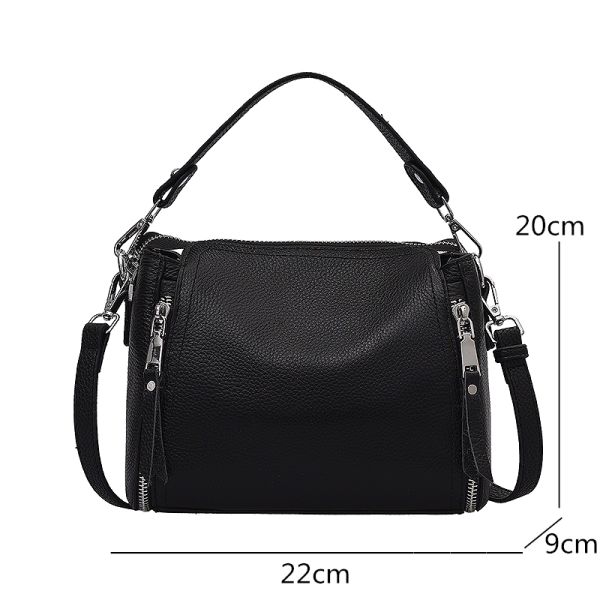 100% Genuine Leather Women Handbags Cowhide Shoulder Bag Fashion Luxury Ladies Messenger Bags High Quality Female Tote bag 5