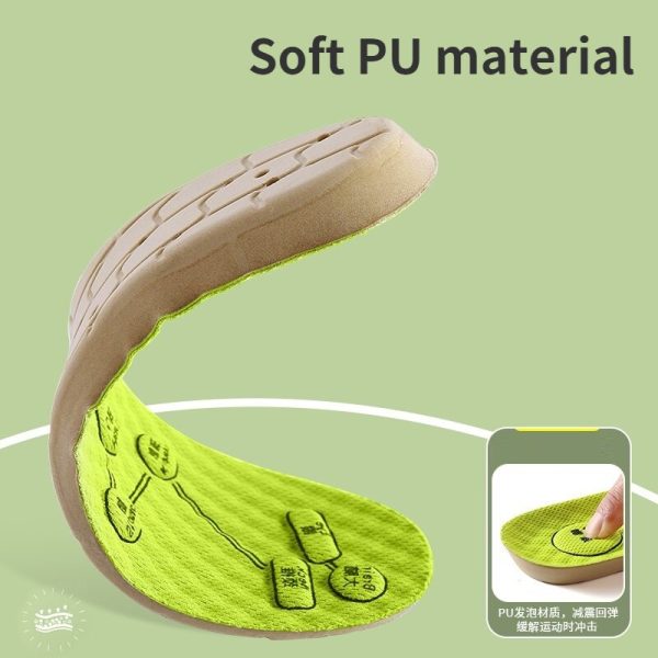 Foot Acupressure Insole Men Women Soft Breathable Sports Cushion Inserts Sweat-absorbing Deodorant Insole Shoe Pads 5