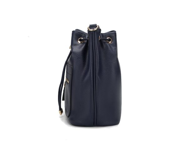 MKF Collection Larissa Vegan Leather Women's Bucket Bag with Wallet by Mia k 1