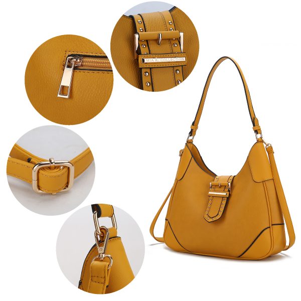 MKF Collection Juliette Shoulder Handbag with Matching Wallet Vegan Leather Women by Mia K 13