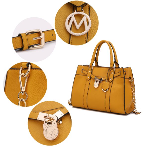 MKF Collection Christine Vegan Leather Women Satchel Bag with wallet by Mia K 16